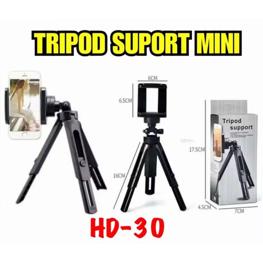 MINI TRIPOD HD 30 - TRIPOD MINI KAMERA HANDPHONE FOR RINGLIGHT TRIPOD
