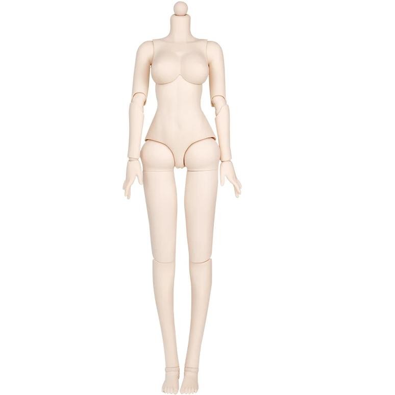 1/3 1/4 1/5 bjd dolls solid body white skin girls nude mjd doll body 60cm pvc material 31 movable jo