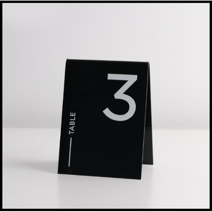 

BEST DEAL NOMOR MEJA AKRILIK TABLE NUMBER NOMER COFFEE ACRYLIC STAND AESTHETIC !!
