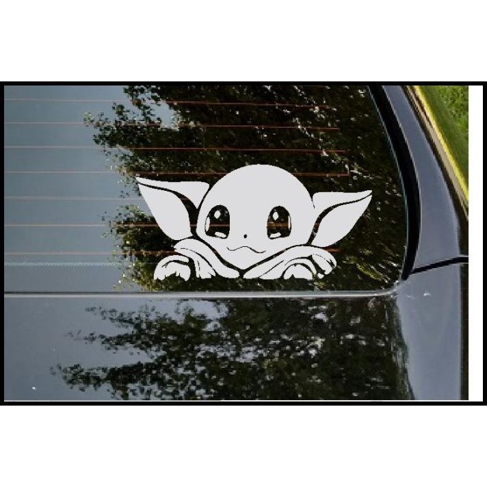 

HOT DEAL STIKER STARWARS MASTER YODA SILUET LAPTOP HELM HP MOTOR MOBIL CUTTING !!