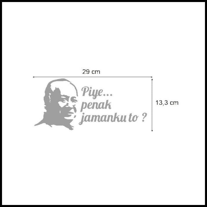 

BEST DEAL STIKER PIE ENAK JAMANKU TO SOEHARTO KATA KALIMAT LUCU HUMOR TRUK MOBIL !!!!!