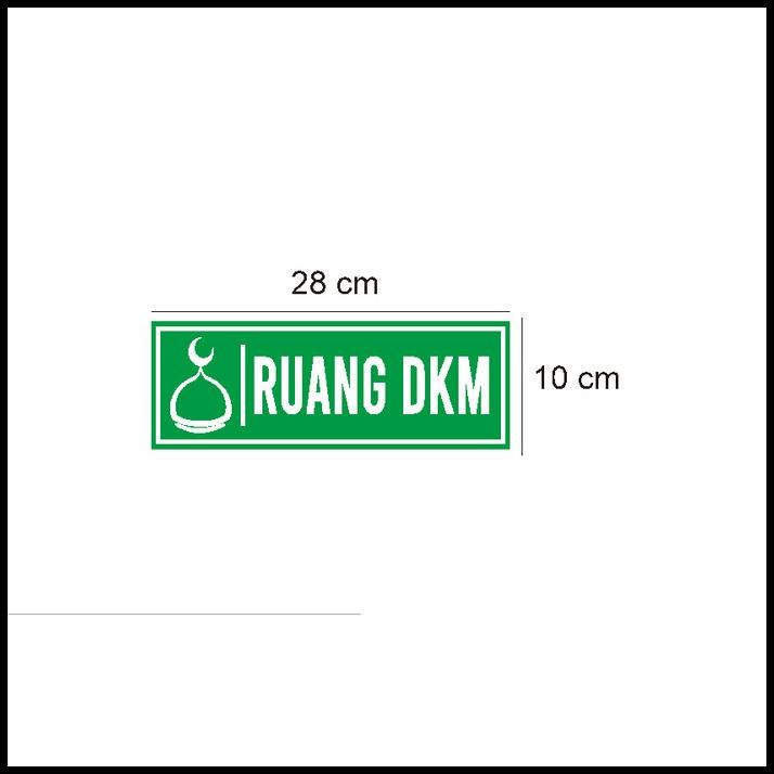 

BEST DEAL STIKER VINYL TANDA SIGN LOKASI RUANG DKM MASJID MUSHOLA PENGURUS PETUG !!