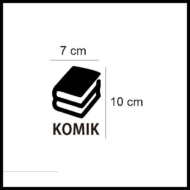 

DISKON STIKER NAMA BUKU KOMIK RAK LACI STICKER CUSTOM TAG LEMARI CABINET TOKO !!