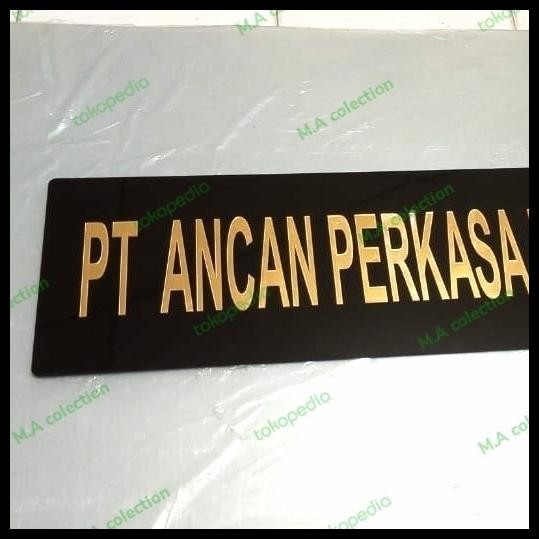 

TERBARU SIGN IN PAPAN NAMA PT. ( CUSTOM ) ACRILYK !!!!!!