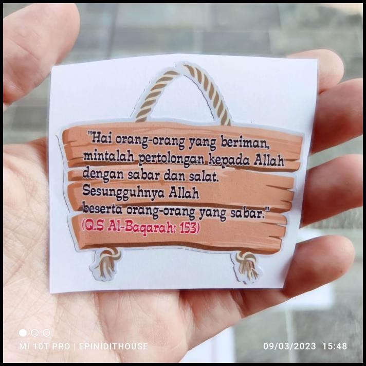 

BEST DEAL STIKER AYAT AL QURAN KUTIPAN HADIST DOA ISLAMIC MUSLIM AL BAQARAH HUUD !!!!!!