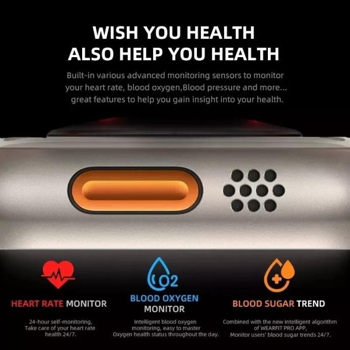 SMARTWATCH ULTRA/WATCH 8 ULTRA 49mm Seriess SUPPORT IOS & ANDROID [terbaik]