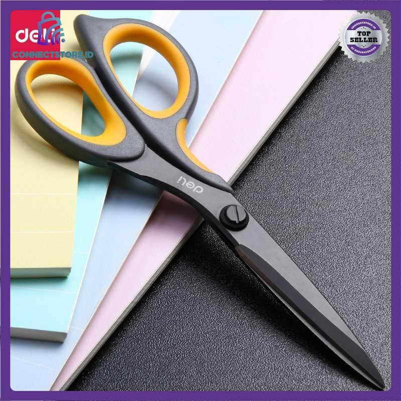 

Gunting Kertas Bahan Jahit Multifungsi Stainless Steel 17.5cm - Hitam