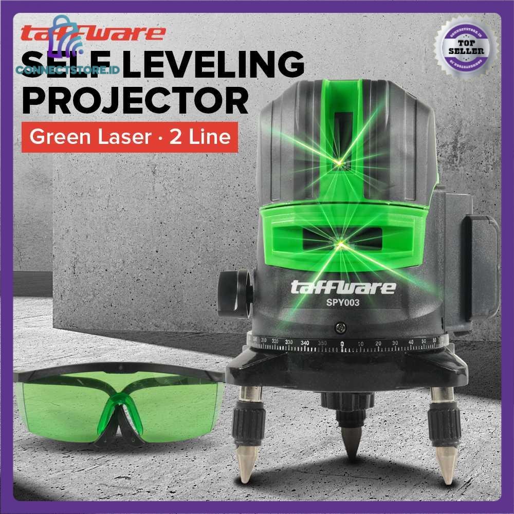 Self Leveling Projector Green Laser 2 Line - Hijau