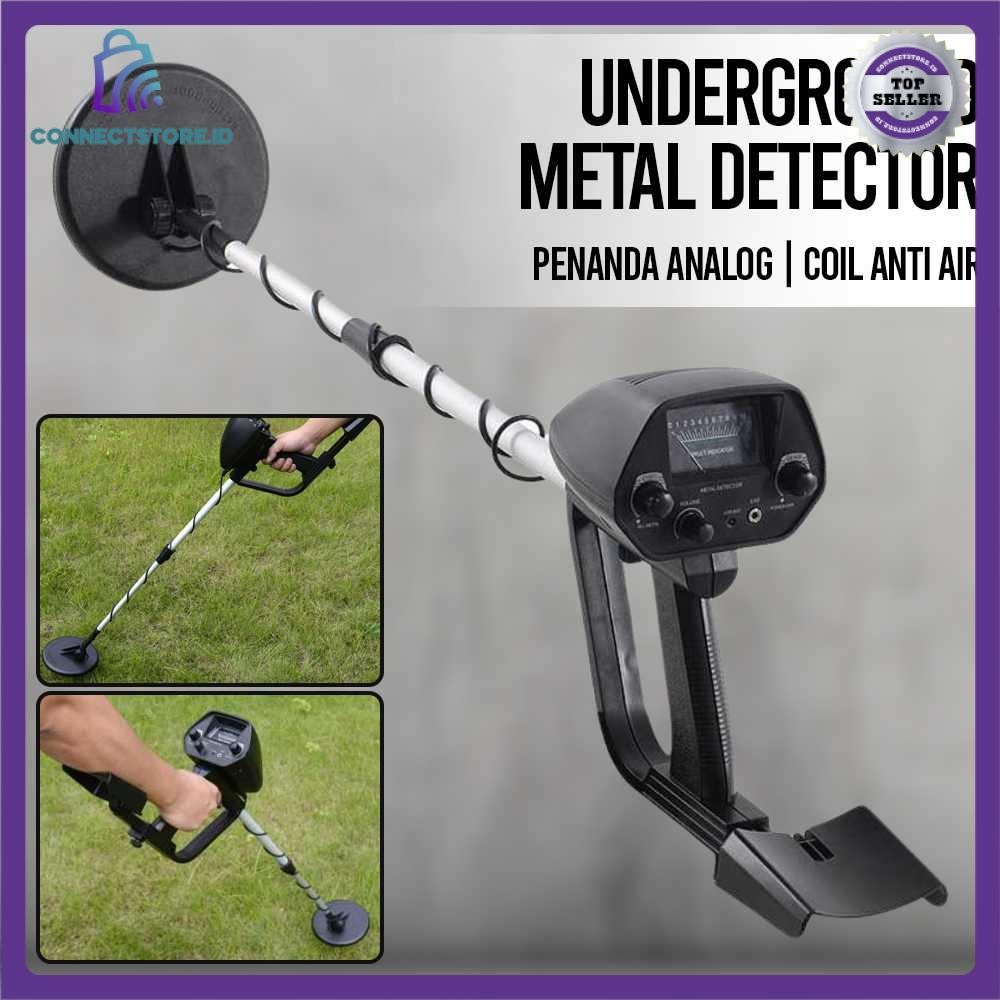 Underground Metal Gold Detector - Hitam