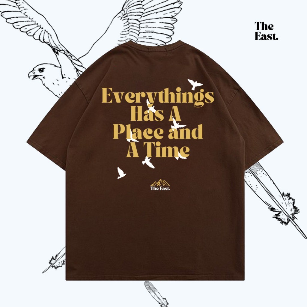 Kaos Cokelat Kode EAST BIRD | Kaos Cokelat | Kaos Alam | Kaos Burung |KD3wD2X9|