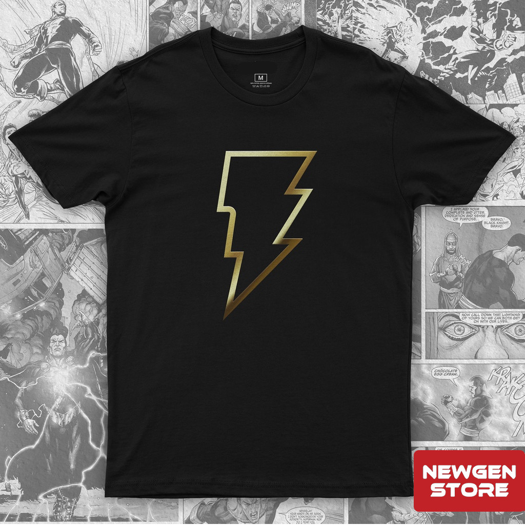 Kaos Black Adam - 02 Iridescent, 100% Katun Tebal, Kain Super Halus. | Toko Newgen - Mode Gamer |W4W