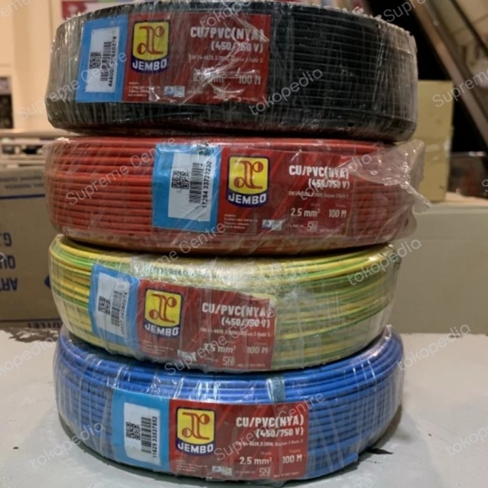 Kabel Nya 2,5 2.5 Mm Random 100 Meter Voksel Extrana Jembo Visicom