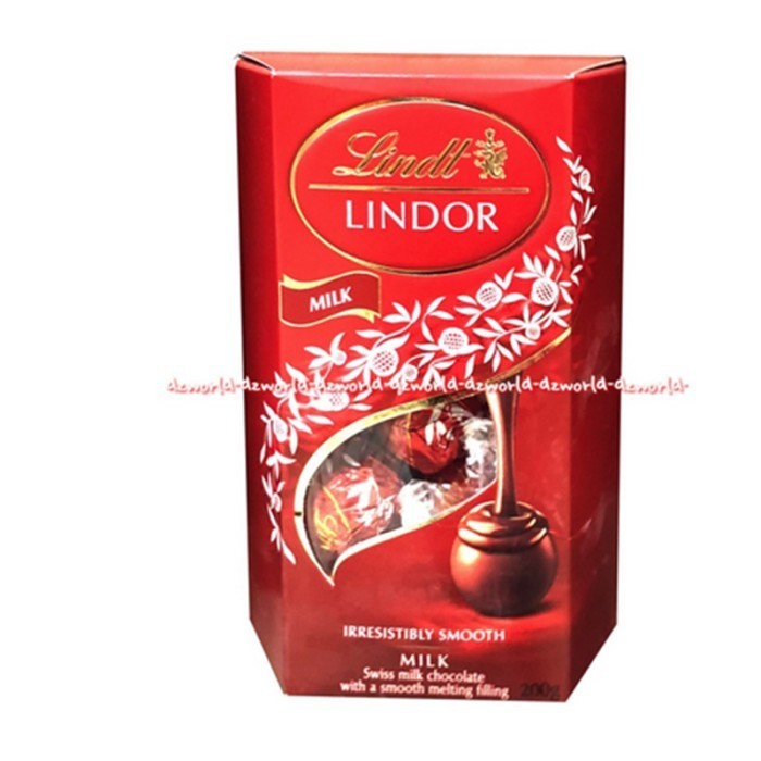 

Lindt Lindor Milk Coklat Lindor Irresistibly Smooth Milk 200gr Cokelat