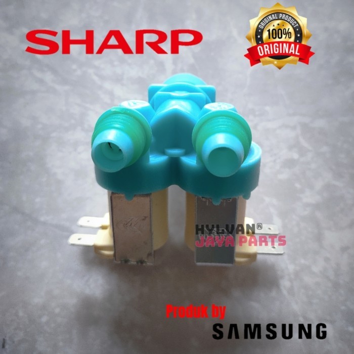 SELENOID WATER INLET MESIN CUCI DOUBLE SHARP ORIGINAL
