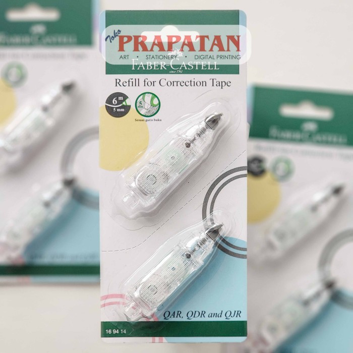 

Faber Castell Refill Correction Tape 169414 Tip Ex Kertas #Original