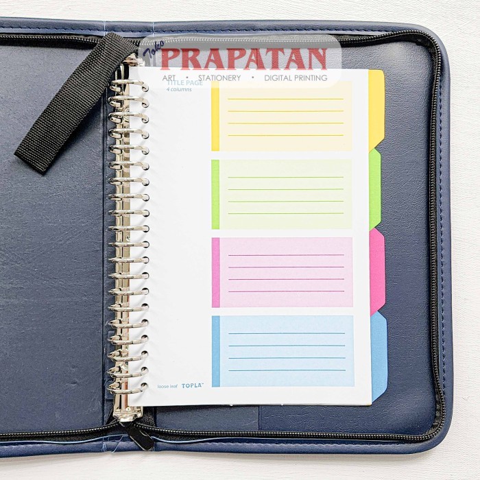 

Topla Zip Binder Note A5 Zb-995 Buku Tulis Binder #Original