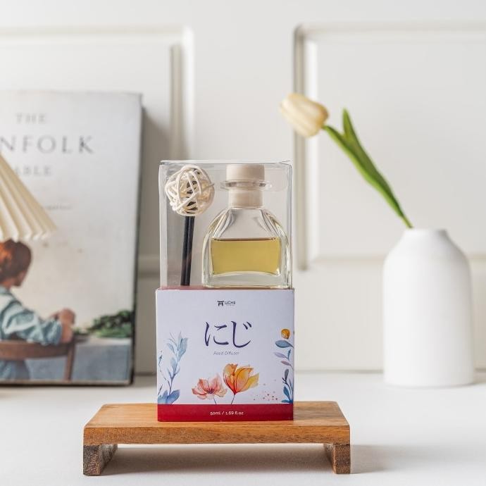 

UCHII Niji Rattan Ball Reed Diffuser | Pewangi Pengharum Ruangan Stik P88L
