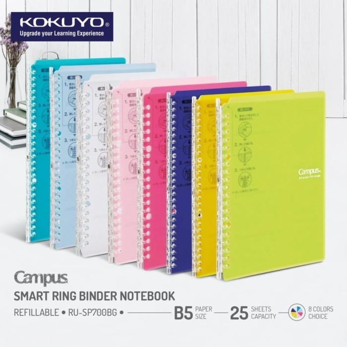 

New Color!! Smart Ring Binder B5 L-Sp700 #Original