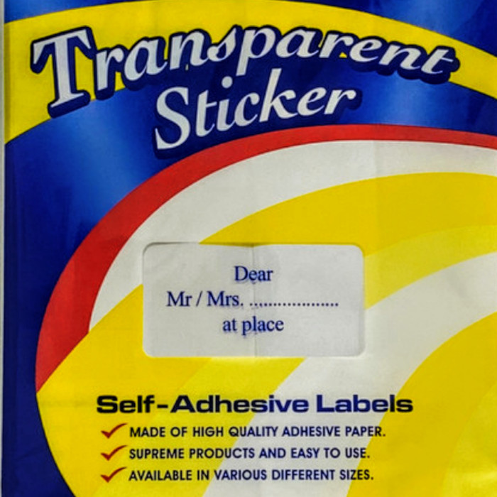 

Label Transparan Tom & Jerry 103 #Original