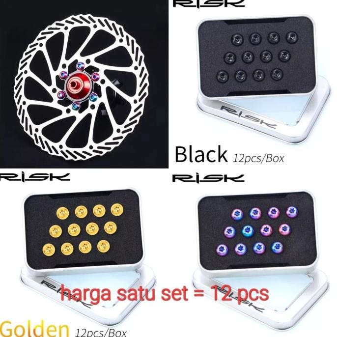 Baut Rotor Titanium - Titanium Bolt Rotor - Baut rotor sepeda