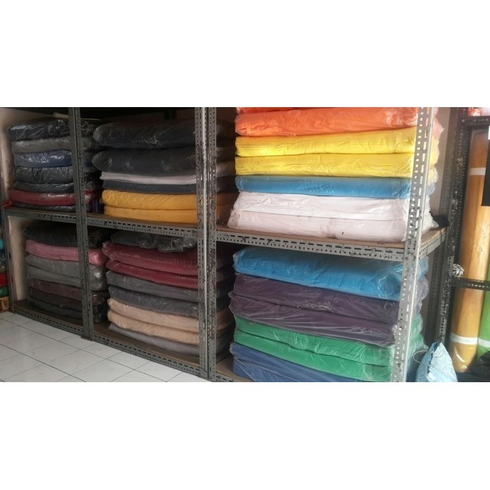 Kain Bahan Kaos - Kain Cotton (Katun) Combed 30S Warna Hitam Reaktif