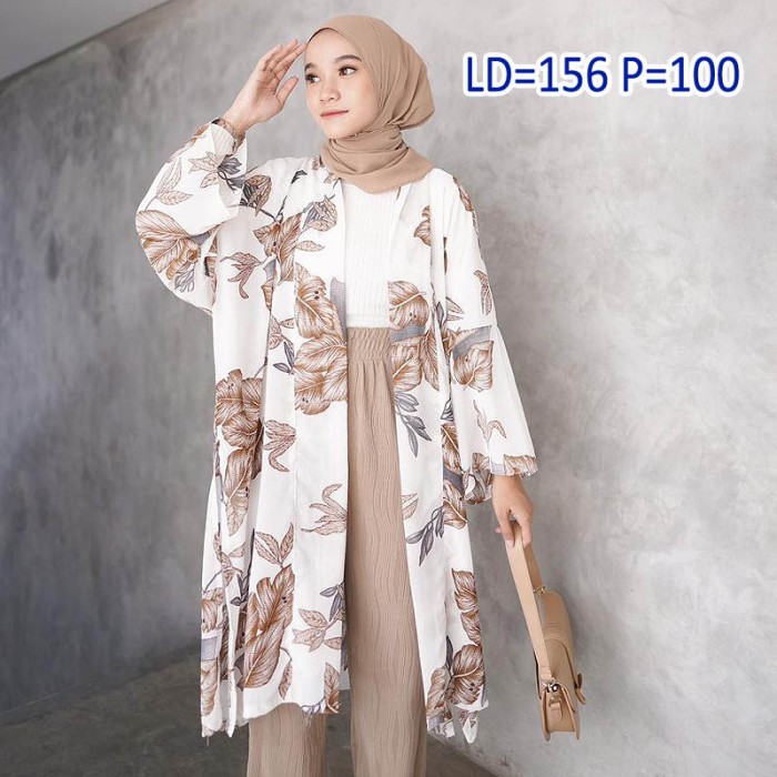 Outer Jumbo, Ld 156. Long Flst Cardi, Di, Big Size. Xxxxl. Sifon