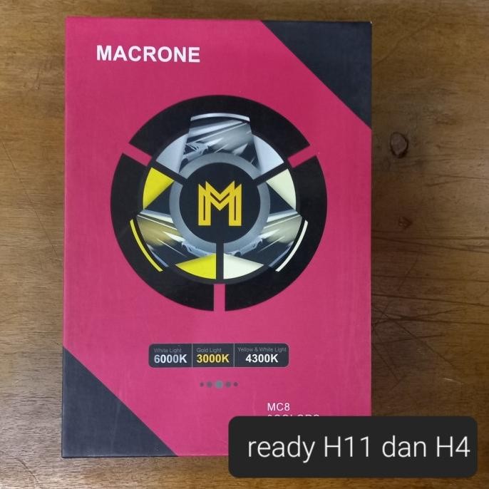 LED Macrone MC8 H11 H4