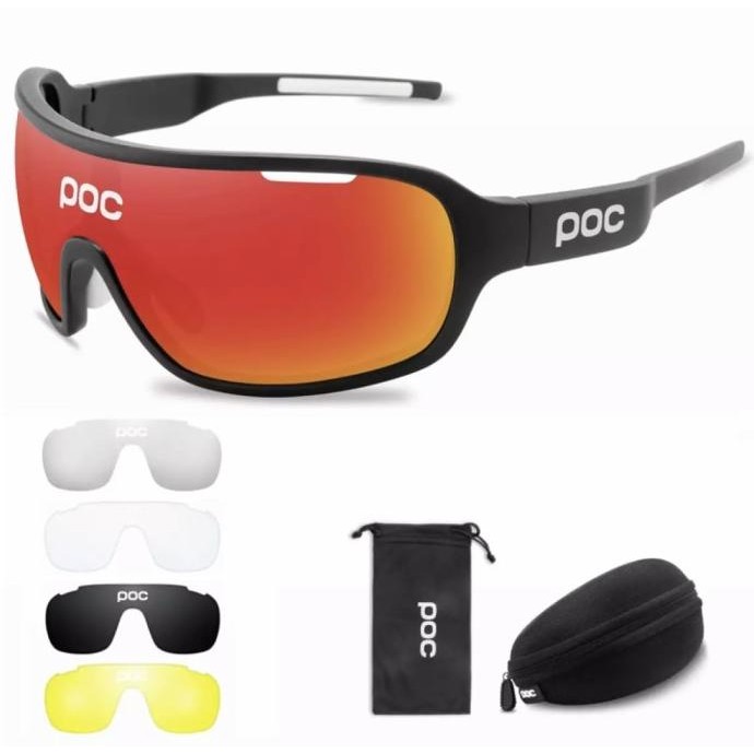 Kacamata Sepeda Poc Uv400 Protection Polarized Roadbike
