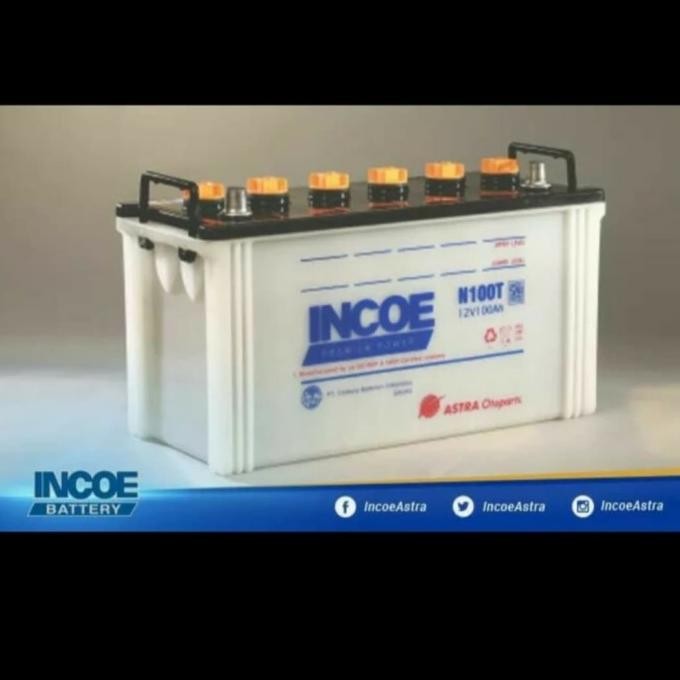 Aki/accu/battery PLTS/UPS/Genset INCOE N100T deep cycle
