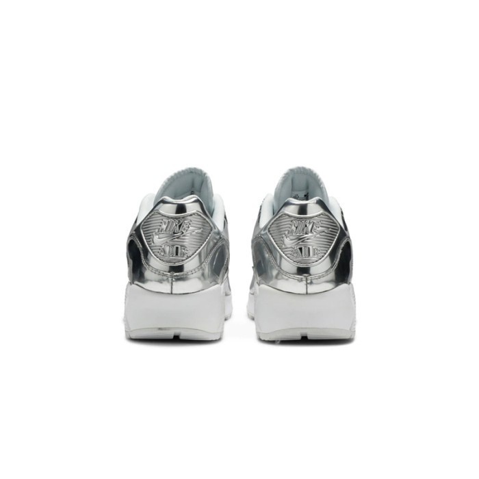 NIKE Air Max 90 Metallic Pack Silver Sepatu Pria - CQ6639001 - Size 36
