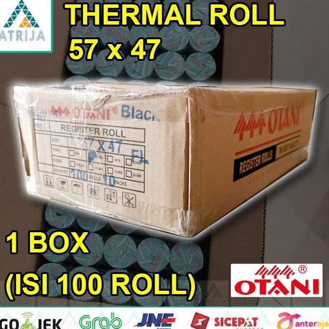 

Sale 1 Box (100 Pcs) Otani 57X47 Kertas Thermal Roll Struk Kasir 57 X 47