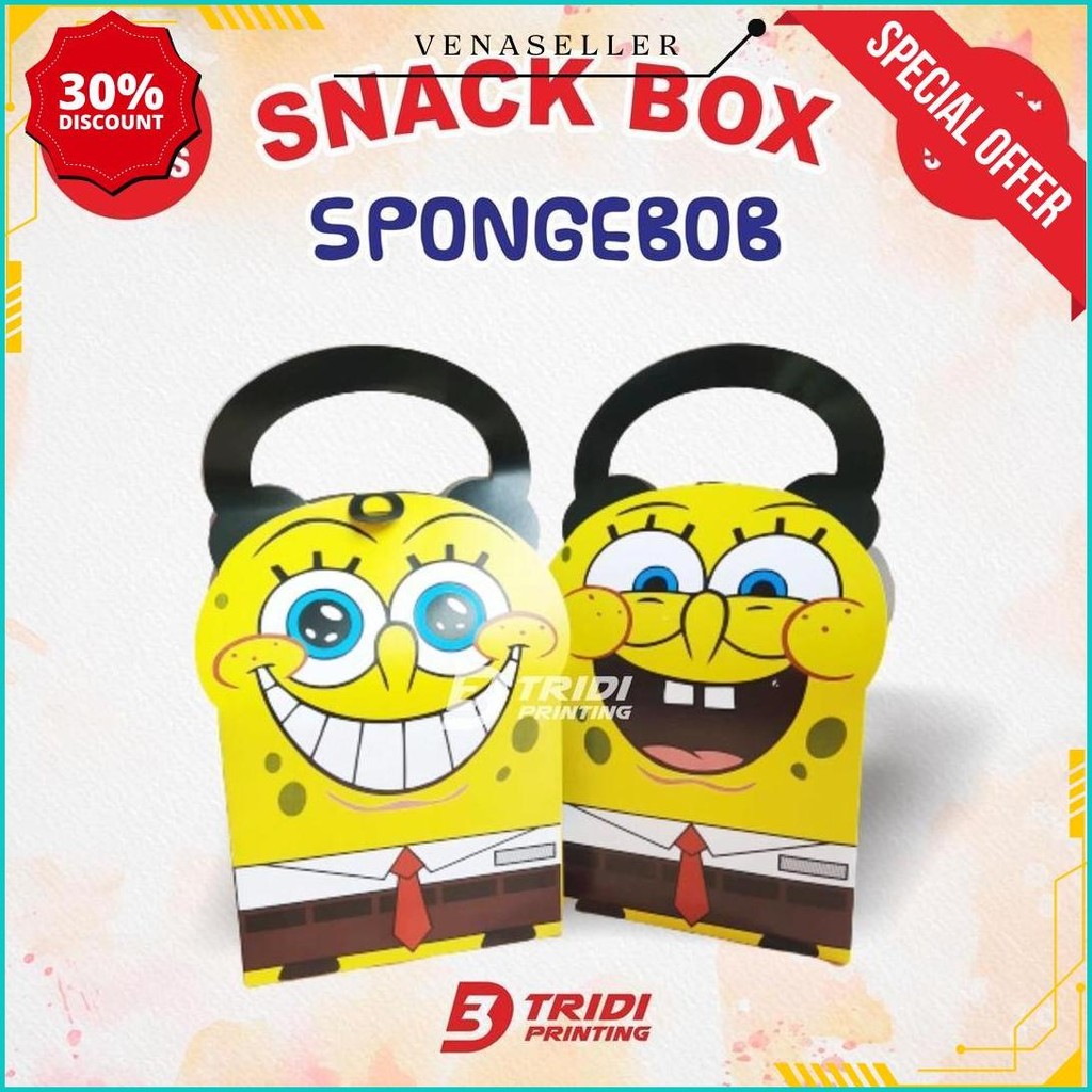 

(Isi 10Pcs) Snack Box Karakter/ Tas Ultah Aqiqah Tedhak Siten Termurah Banget