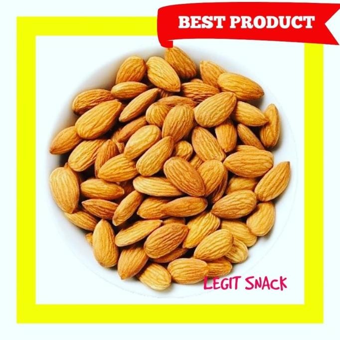 

ALMOND ROASTED TANPA KULIT / KACANG ALMON KUPAS 500GR WS88