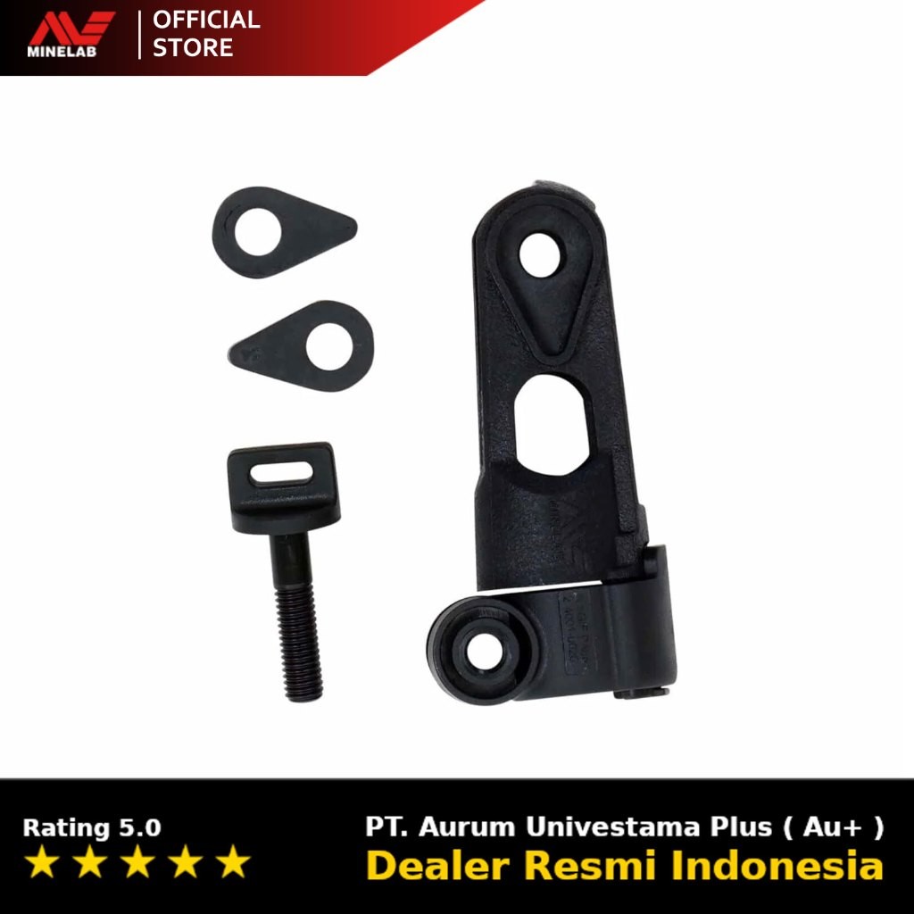 Minelab Uni-Shaft Yoke Assembly for Gold Monster 1000 Metal Detector, Kuk Perakitan Shaft Metal Dete