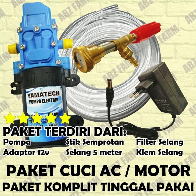 PAKET ALAT CUCI MOTOR AC KOMPLIT MESIN STIM JETWASH MINI