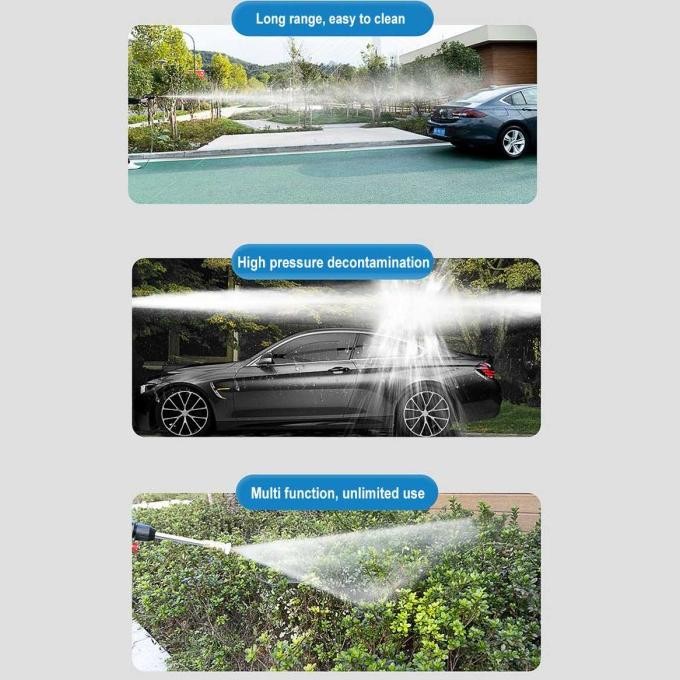 Set Alat Cuci mobil Portable Jet washer water spray Gun cordless LBX