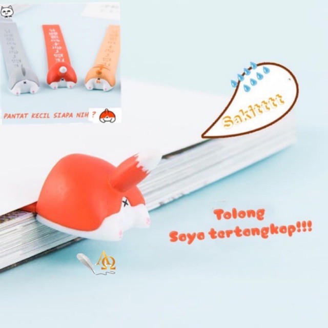 

Pembatas Buku Unik / Bookmark Edisi Ekor Animals Imut Lux Lited