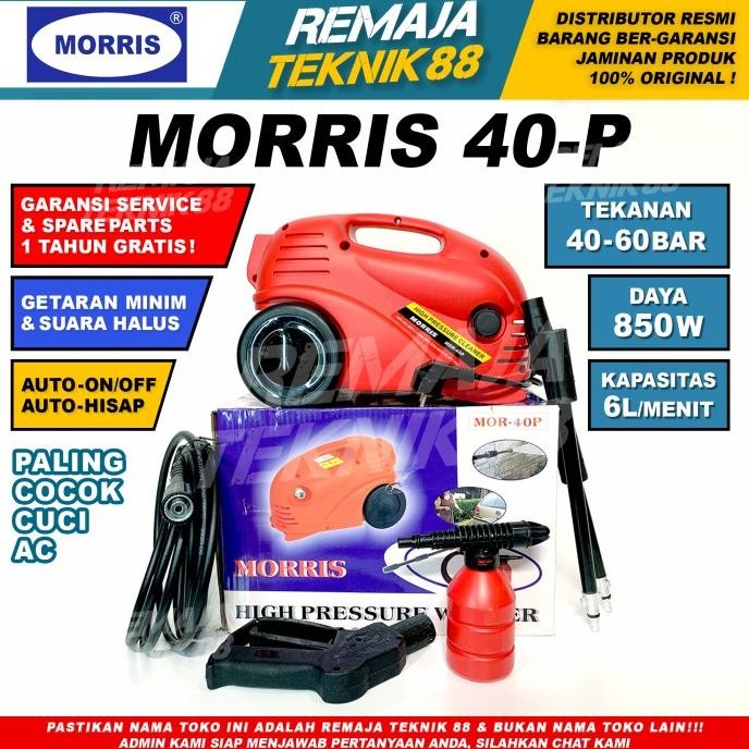 MESIN CUCI MOBIL MOTOR / STEAM AC / JET CLEANER / MORRIS 40P