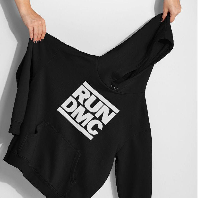 Hoodie Jumper Sweater - Run DMC Logo