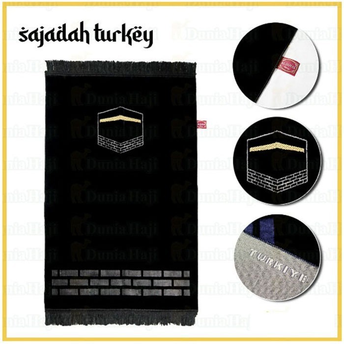 Sajadah Muka/ Kepala/ Anak/ Kecil Turki/ Turkey- Beludru- Tebal