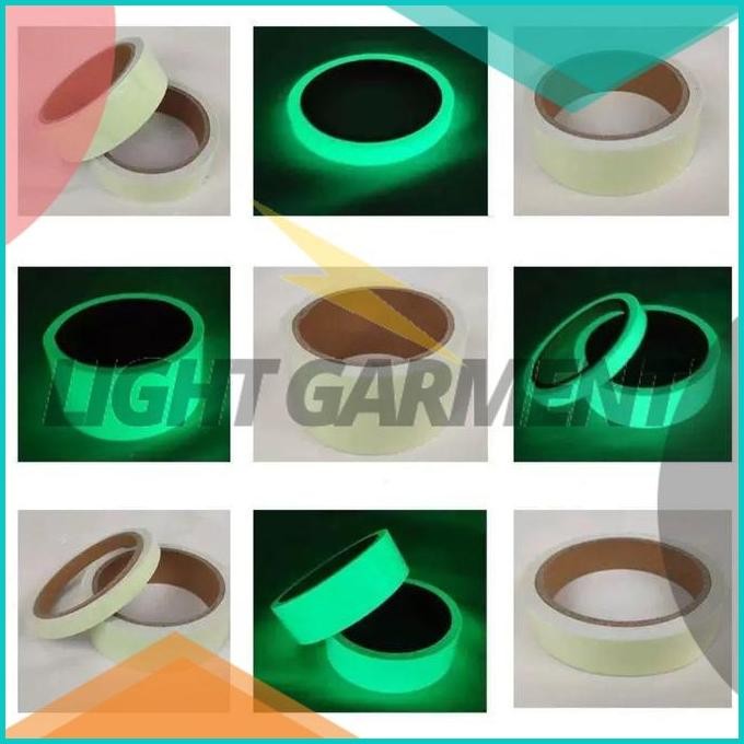 

Stiker Glow in the Dark 1 ROLL / Sticker Lakban Menyala Tempat Gelap