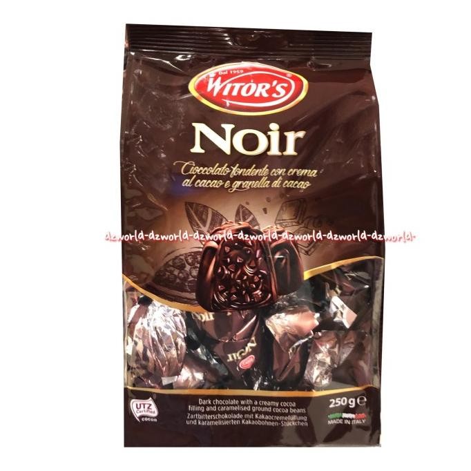 

Noir Chocolate Fondente Dark Chocolate With Creamy Chocoa 250gr