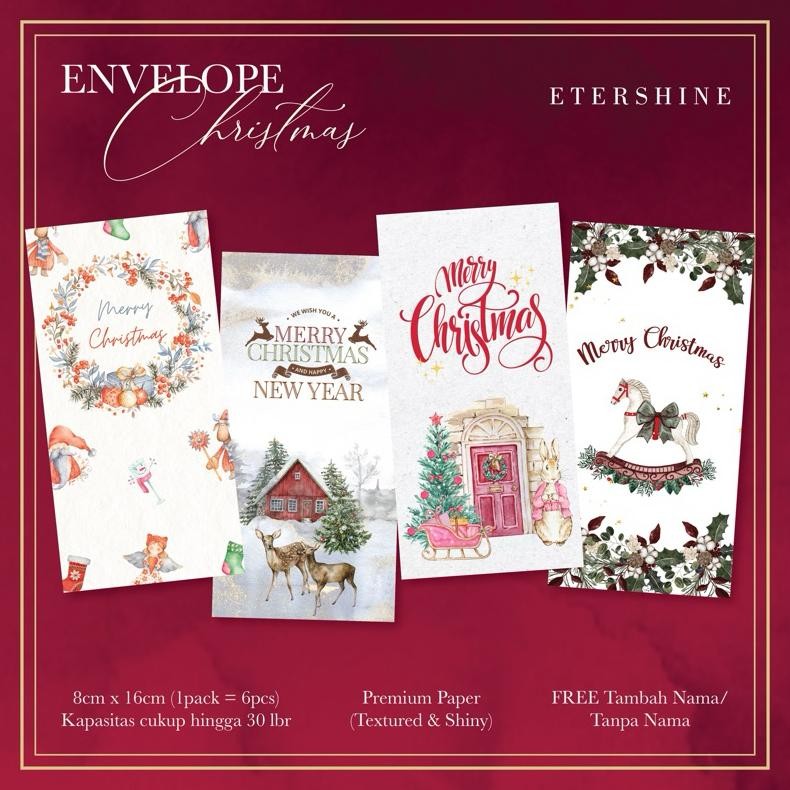 

Kjh Custom Angpao Natal Tambah Nama Angpau Christmas Etershine
