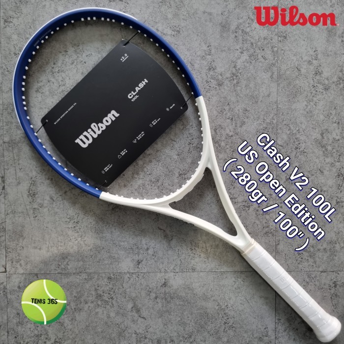 Raket Tenis Wilson Clash 100L V2 US OPEN ( 280gr / 100" )
