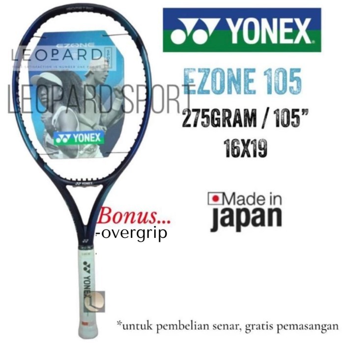 Raket Tenis Yonex Ezone 105 275g sky blue 2022 / Tennis Racket