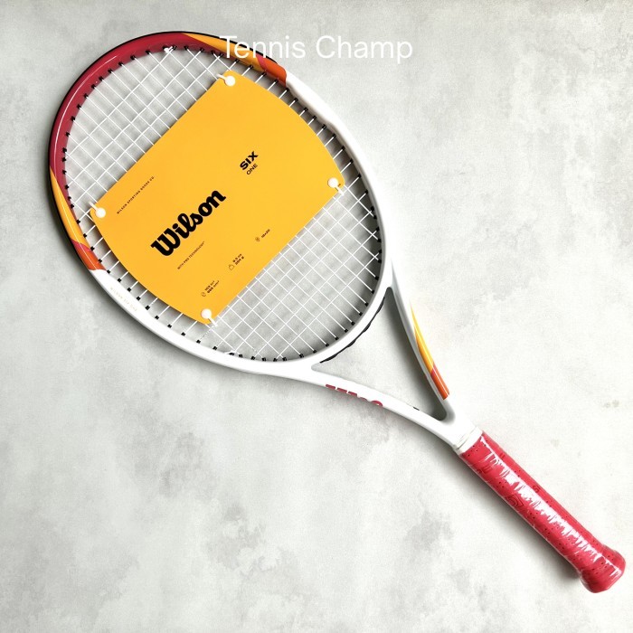 Raket Tenis Wilson Six One 103 White Red/Tennis Racket Original Wilson