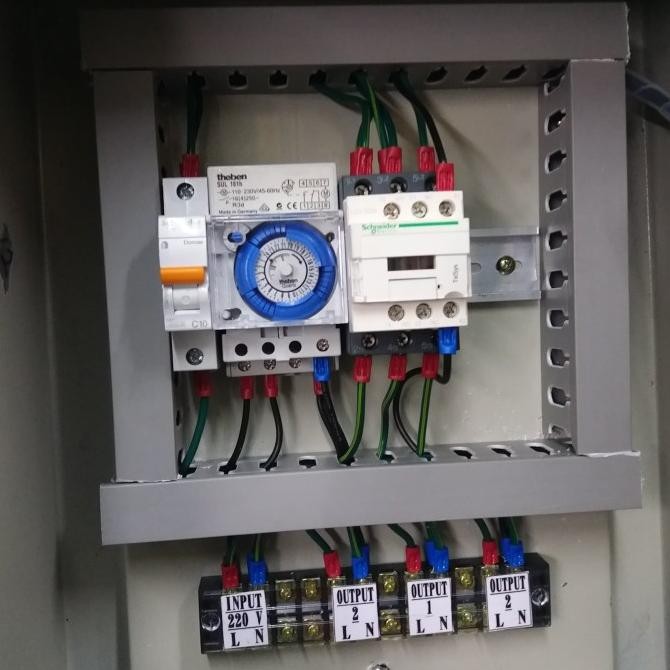 Panel Lampu Taman/Panel Penerangan/Panel Timer Lampu/Panel Outdor