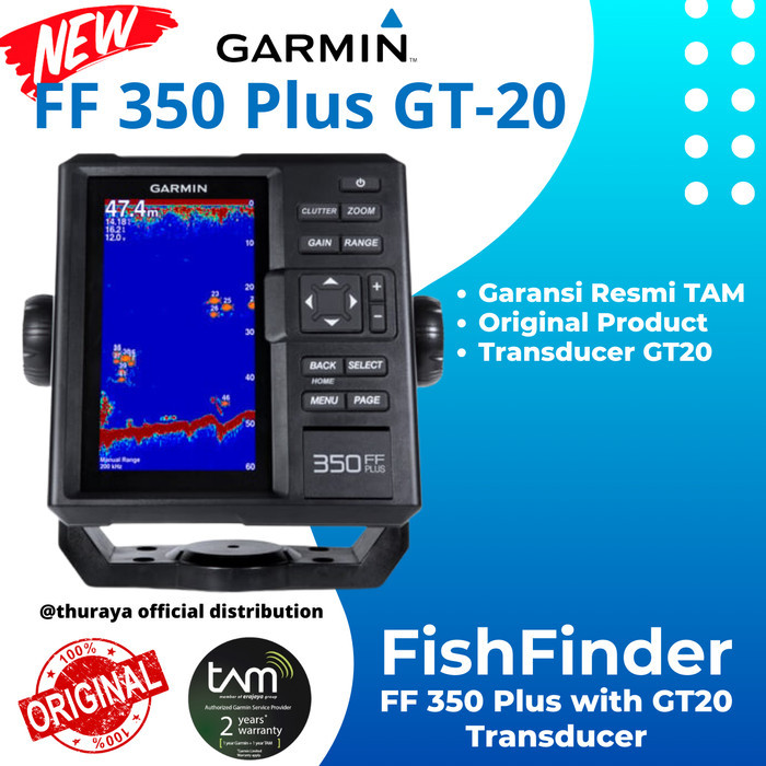 Garmin Fishfinder FF 350 Plus (FF 350+) Original Garansi Resmi