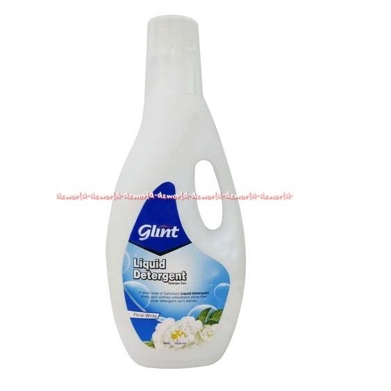 

Glint Liquid Detergent Detergen Cair Floral White Putih 1L