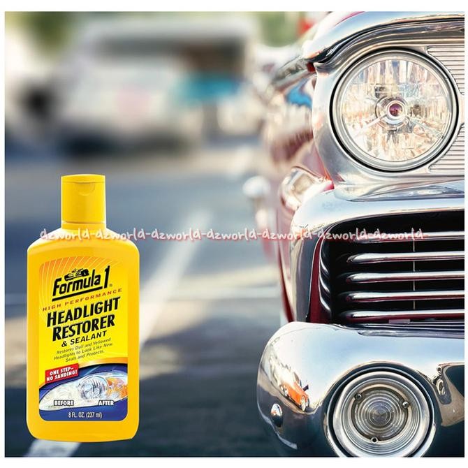 

Formula 1 Headlight Restorer Sealant Cairan Pembersih Kaca Mobil 237ml